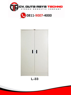 TANPA MEREK LEMARI PENYIMPANAN / KELAS LEMARI LION L 33 PINTU TARIK