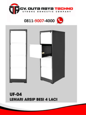UNO LEMARI ARSIP BESI 4 LACI UNO UF-04