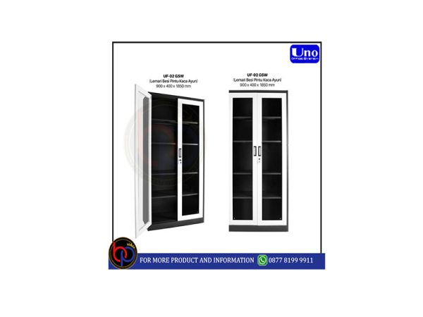 UNO LEMARI BESI PINTU AYUN (SWING) UNO UF-01 MSW