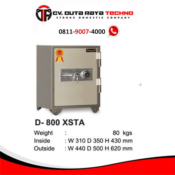 INDACHI BRANKAS TAHAN API, KUNCI DIGITAL, ALARM SYSTEM INDACHI DS 800 XSTA