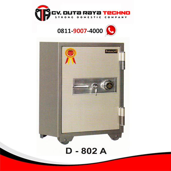 NDACHI BRANKAS TAHAN API FIRE RESISTANT SAFE, KOMBINASI WITH ALARM INDACHI D 802 A