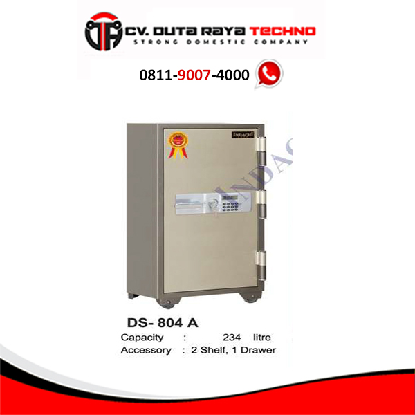 DS 804 A INDACHI BRANKAS TAHAN API FIRE RESISTANT SAFE, DIGITAL WITH ALARM INDACHI DS 804 A