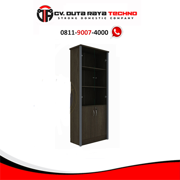 ORBITREND LEMARI ARSIP KANTOR SERBAGUNA PINTU KACA TINGGI 180 CM ORBITREND OSR 1080