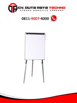 PAPAN TULIS JEPIT PRESENTASI / FLIP CHART SAKANA UK. 60 X 90 CM 3 KAKI