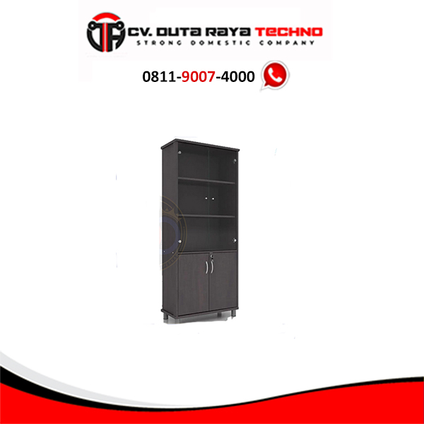 ORBITREND LEMARI ARSIP KANTOR SERBAGUNA PINTU KACA TINGGI 180 CM ORBITREND GSR 1080