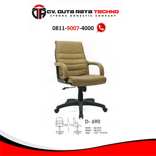 D-690 INDACHI KURSI KANTOR INDACHI D690 AL TC