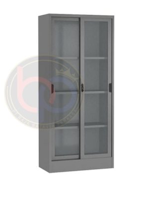 LEMARI BESI PINTU SLIDING / GESER KACA VIP V 602