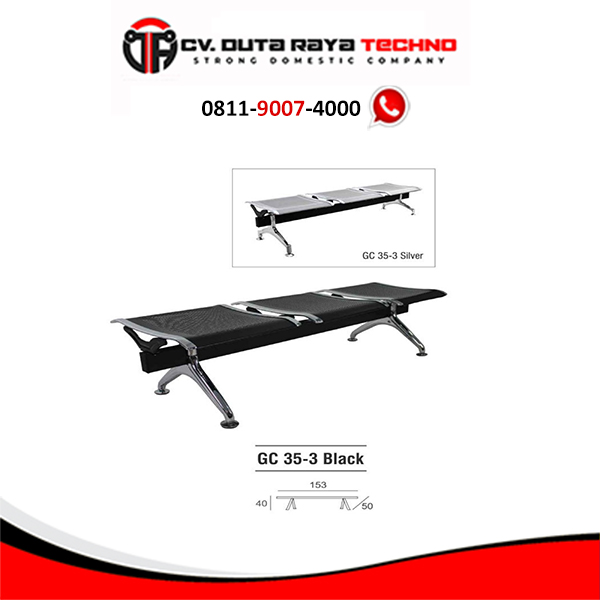 GC 35-3 KURSI TUNGGU KANTOR GRESCO GC 35-3