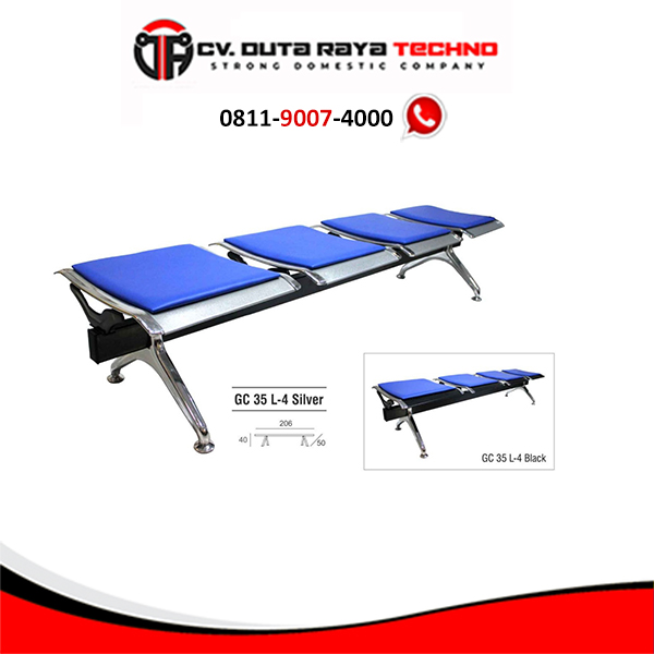 KURSI TUNGGU KANTOR GRESCO 35 L-3