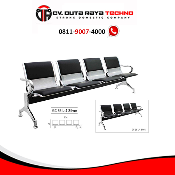 GC 36 L-4 KURSI TUNGGU KANTOR GRESCO GC 36L-4