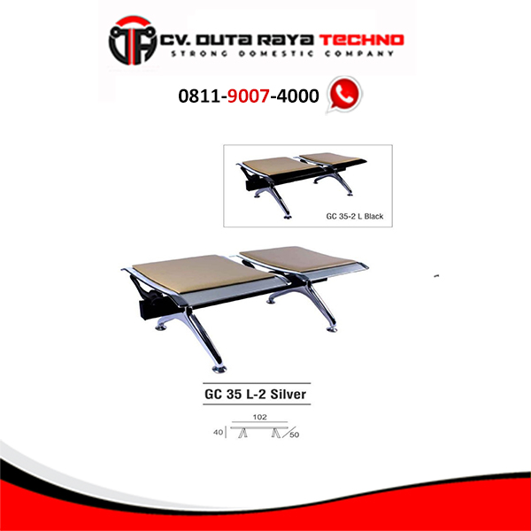 gc 35-2 L KURSI TUNGGU KANTOR GRESCO GC 35-2 L