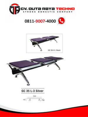 KURSI TUNGGU KANTOR GRESCO GC 35-3 L