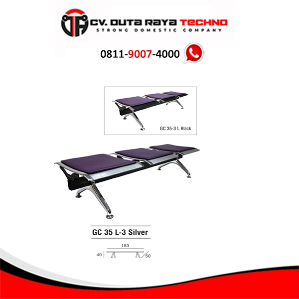 gc 35- 3 L KURSI TUNGGU KANTOR GRESCO GC 35-3 L