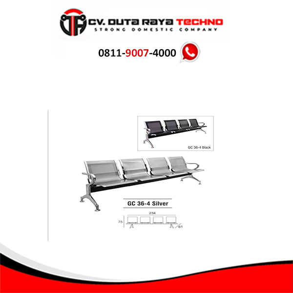 gc-36-4 KURSI TUNGGU KANTOR GC 36-4