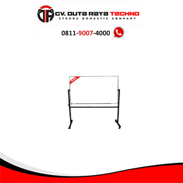 Papan Tulis (Whiteboard) Stand Single Face Sanko 90 x 120 cm